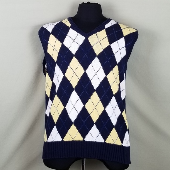 argyle sweater vest golf